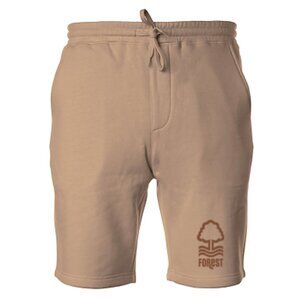 NEW Nottingham Forest FC Tonal Fleece Sweat Shorts Pants SANDSTONE